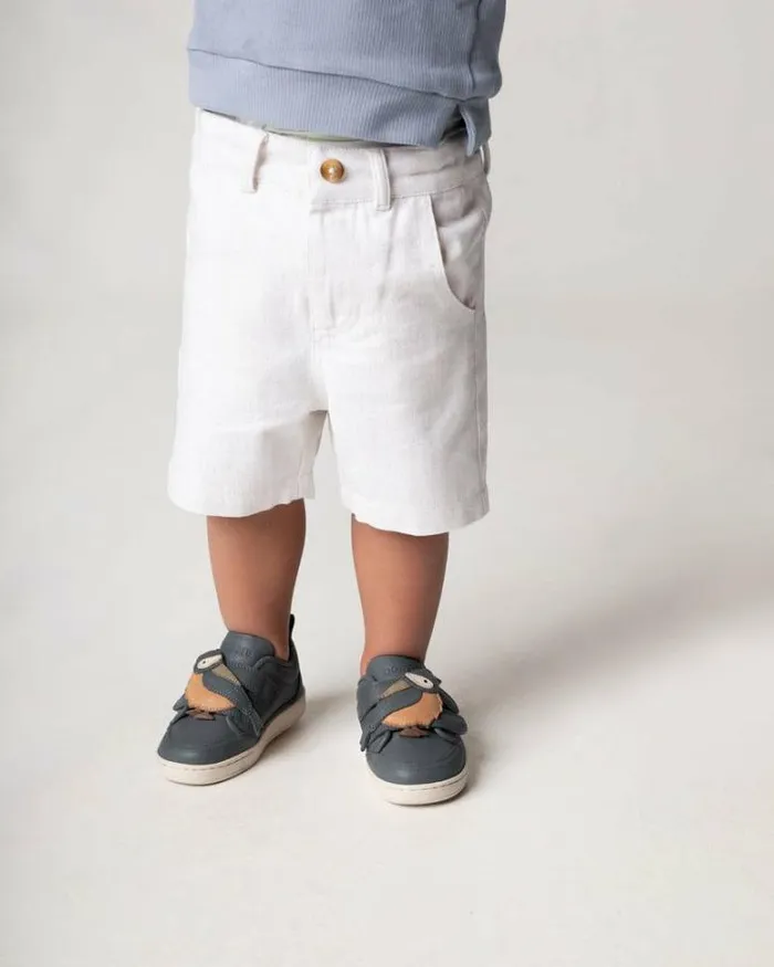 Donsje Amsterdam Animal Styles Girls Kien Sneakers Petrol Leather