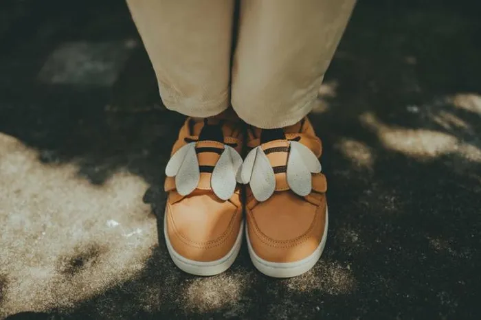 Donsje Amsterdam Animal Styles Girls Kien Sneakers Toffee Nubuck