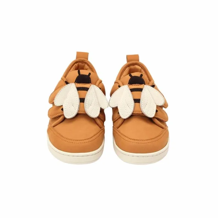 Donsje Amsterdam Animal Styles Girls Kien Sneakers Toffee Nubuck