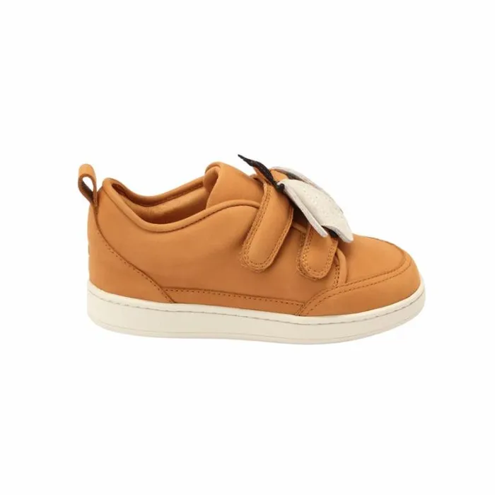Donsje Amsterdam Animal Styles Girls Kien Sneakers Toffee Nubuck