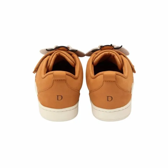 Donsje Amsterdam Animal Styles Girls Kien Sneakers Toffee Nubuck