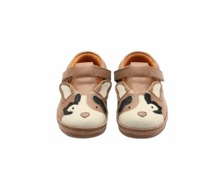 Donsje Amsterdam Animal Styles Girls Xan Exclusive Shoes Hazelnut Leather