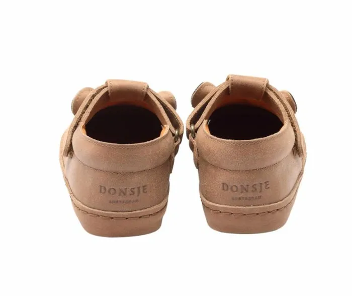 Donsje Amsterdam Animal Styles Girls Xan Exclusive Shoes Hazelnut Leather