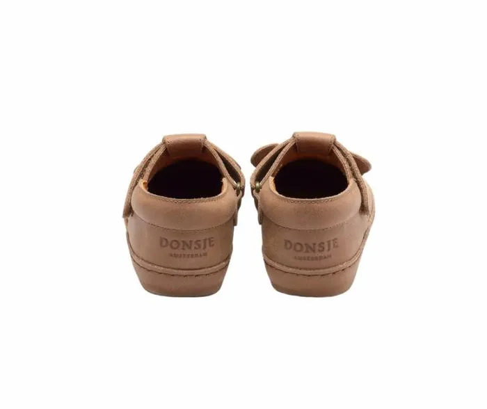 Donsje Amsterdam Animal Styles Girls Xan Exclusive Shoes Hazelnut Leather