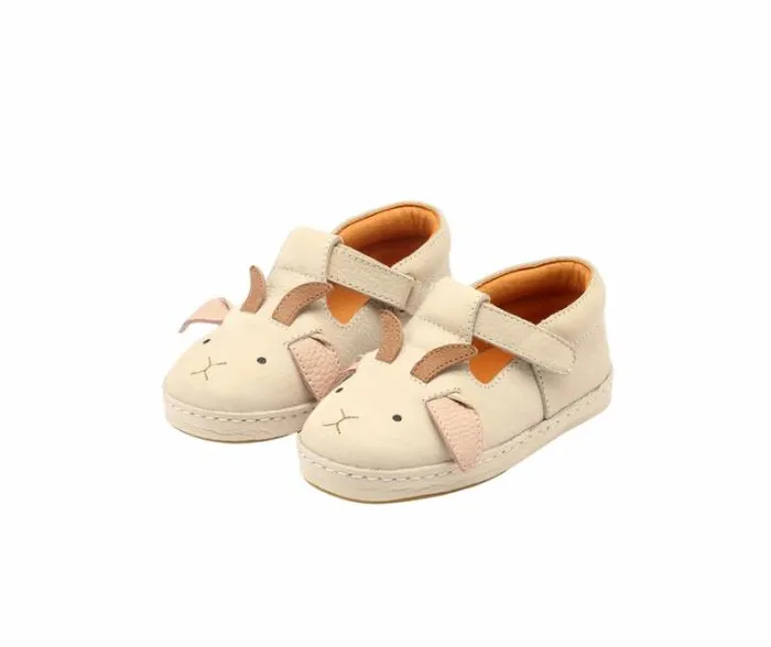 Donsje Amsterdam Animal Styles Girls Xan Special Shoes Cream Betting Leather