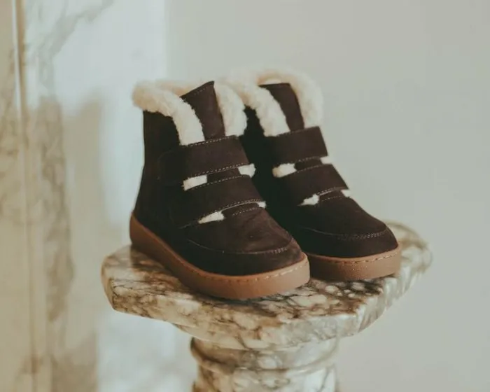 Donsje Amsterdam Ankle Boots Boys Clenn Boots Dark Brown Nubuck