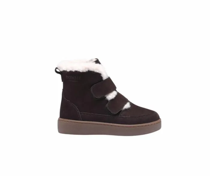 Donsje Amsterdam Ankle Boots Boys Clenn Boots Dark Brown Nubuck