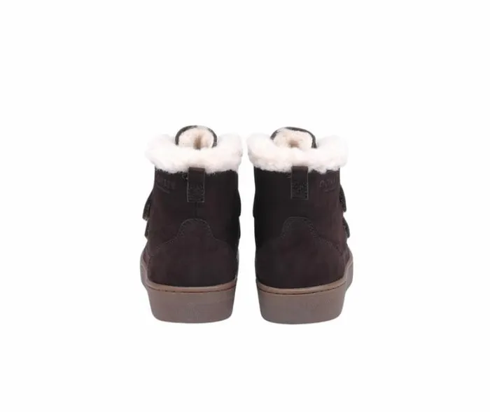 Donsje Amsterdam Ankle Boots Boys Clenn Boots Dark Brown Nubuck