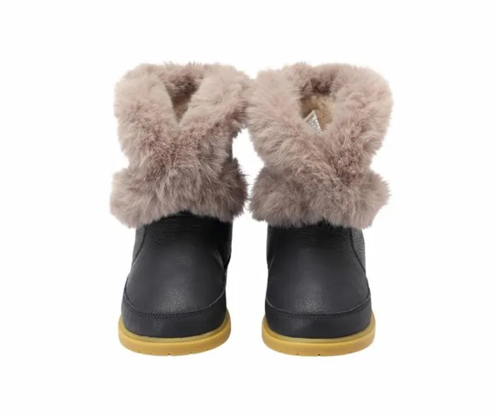 Donsje Amsterdam Ankle Boots Girls Tusi Navy Leather