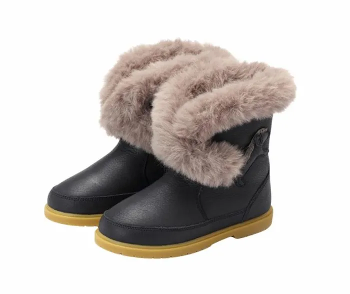Donsje Amsterdam Ankle Boots Girls Tusi Navy Leather