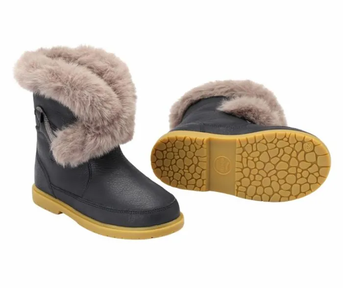 Donsje Amsterdam Ankle Boots Girls Tusi Navy Leather