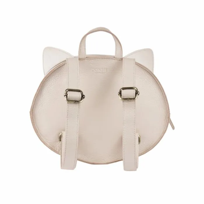 Donsje Amsterdam Backpacks and Purses Girls Fammy Schoolbag Powder Metallic Nubuck