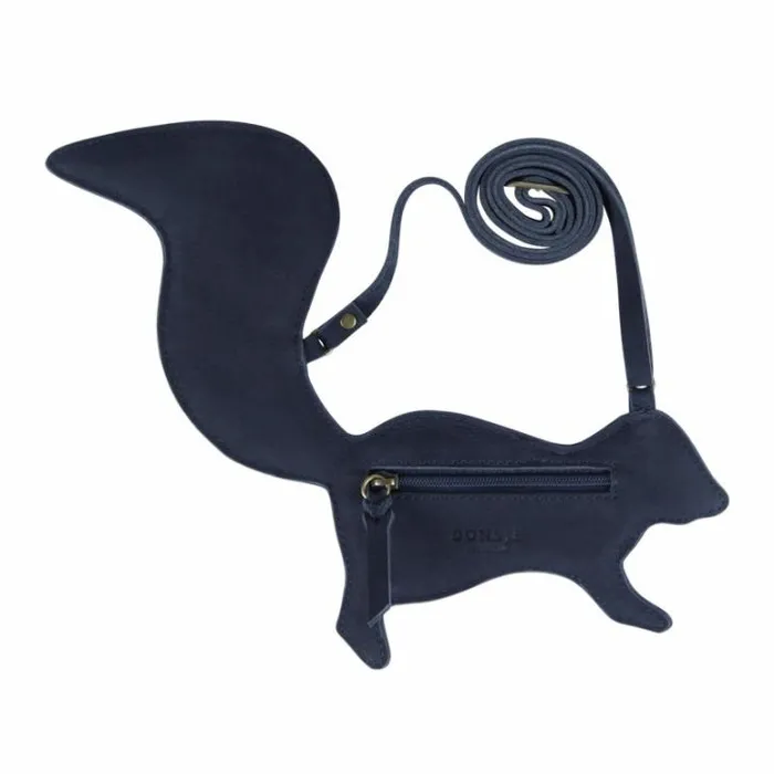 Donsje Amsterdam Backpacks and Purses Girls Jimp Purse Navy Nubuck