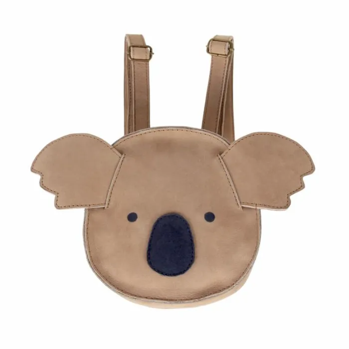 Donsje Amsterdam Backpacks and Purses Girls Kapi Classic Backpack Truffle Nubuck