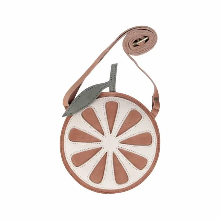 Donsje Amsterdam Backpacks and Purses Girls Nanoe Fruit Purse Walnut Nubuck