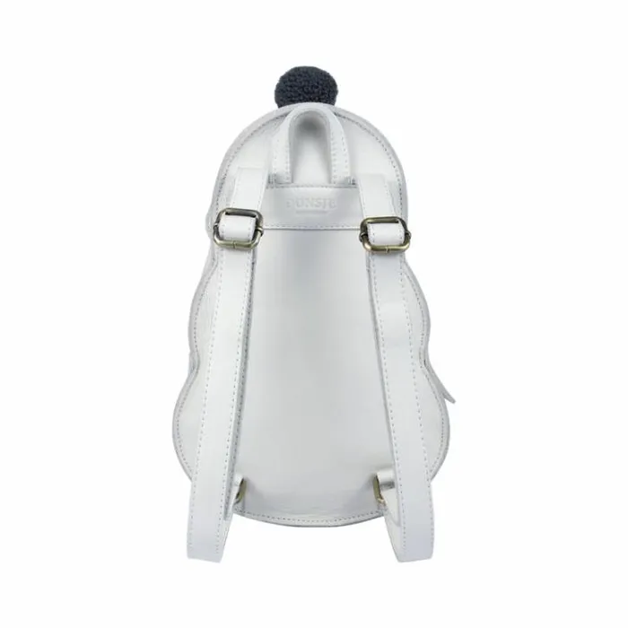 Donsje Amsterdam Backpacks Boys Snoo Schoolbag Off White Leather