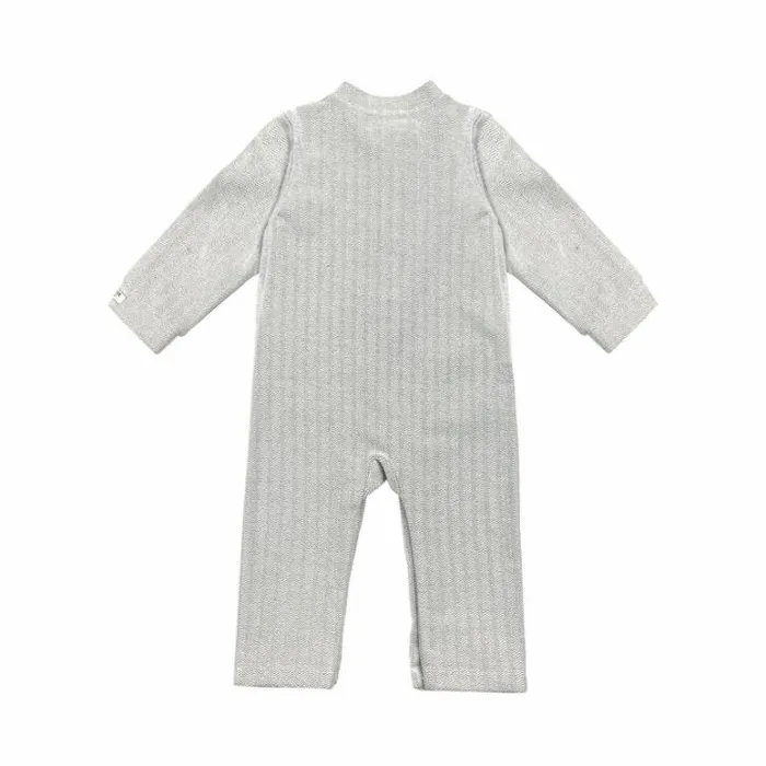 Donsje Amsterdam Bodysuits and Playsuits Baby Bobian Jumpsuit White Sand Melange