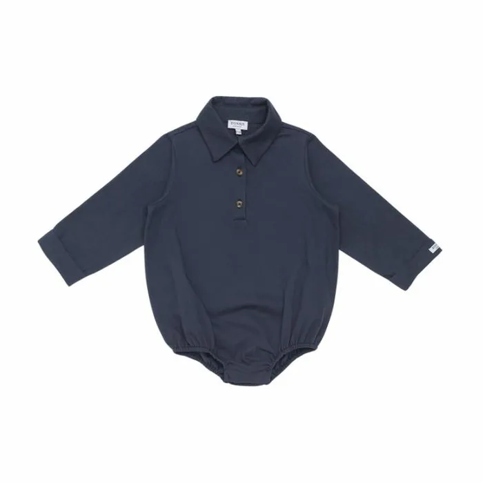 Donsje Amsterdam Bodysuits and Playsuits Baby Frimml Romper Blue Marine