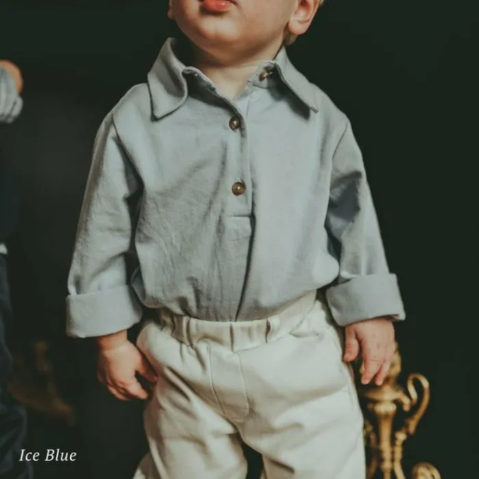 Donsje Amsterdam Bodysuits and Playsuits Baby Frimml Romper Blue Marine