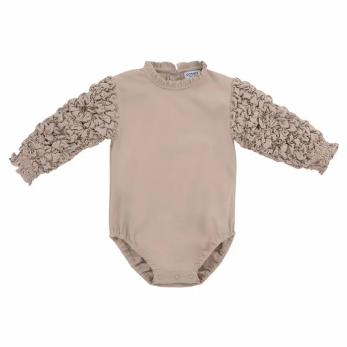 Donsje Amsterdam Bodysuits and Playsuits Baby Ibella Romper Lavender Brown
