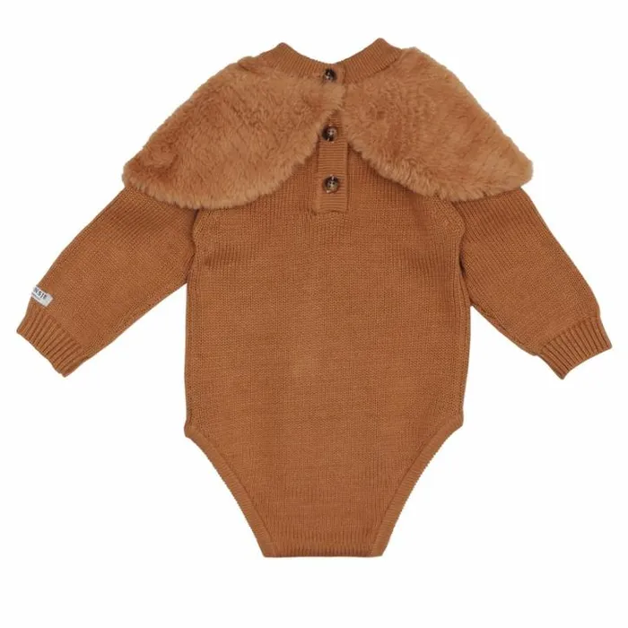 Donsje Amsterdam Bodysuits and Playsuits Baby Maudi Romper Clay