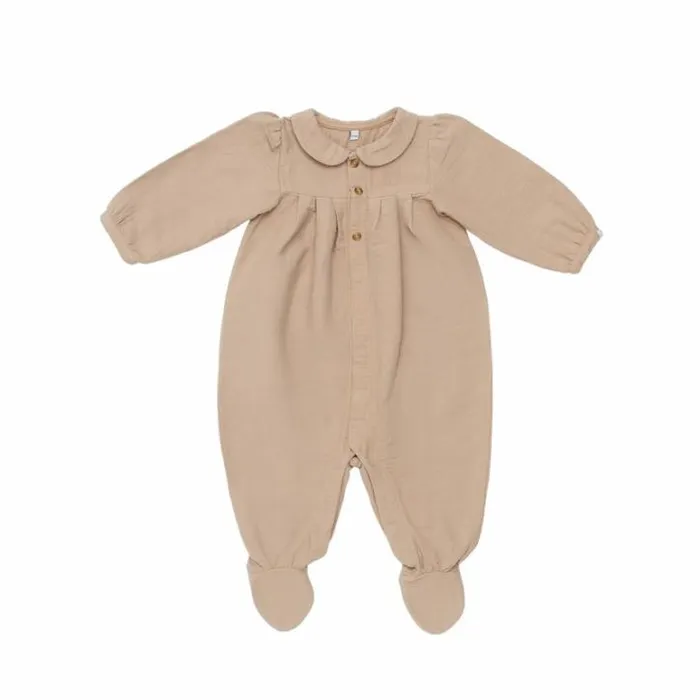 Donsje Amsterdam Bodysuits and Playsuits Baby Nanieke Onesie Rose Mocha