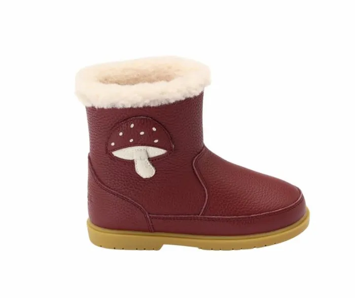 Donsje Amsterdam Boots Boys Dusk Burgundy Leather