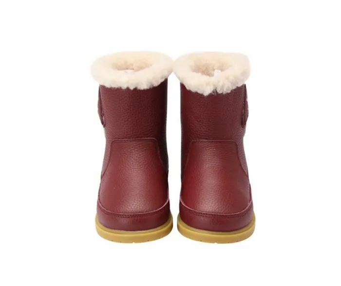 Donsje Amsterdam Boots Boys Dusk Burgundy Leather