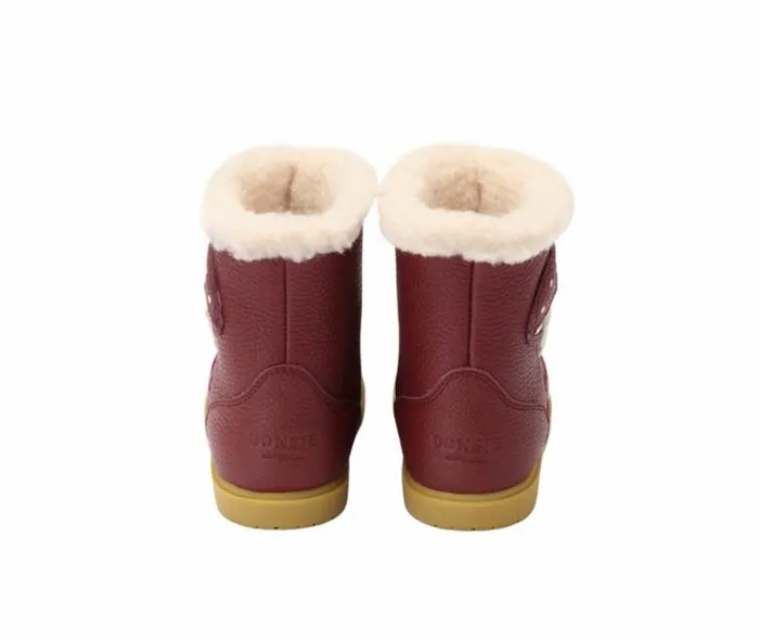 Donsje Amsterdam Boots Boys Dusk Burgundy Leather