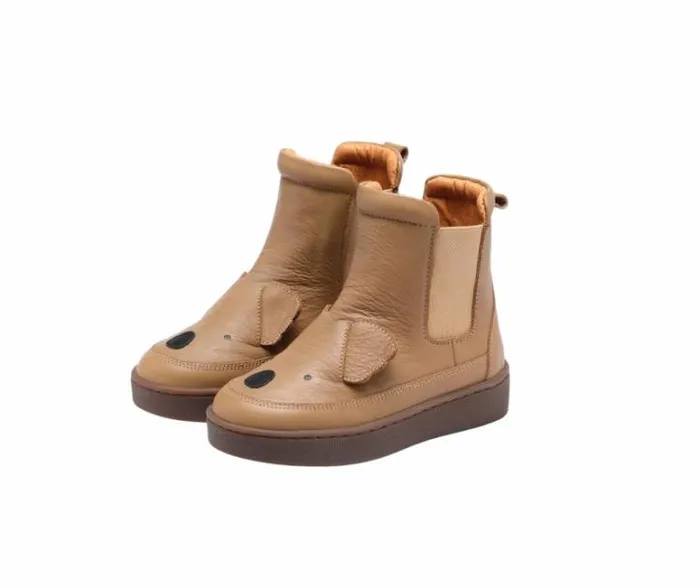 Donsje Amsterdam Boots Boys Thuru Classic Boots Truffle Leather