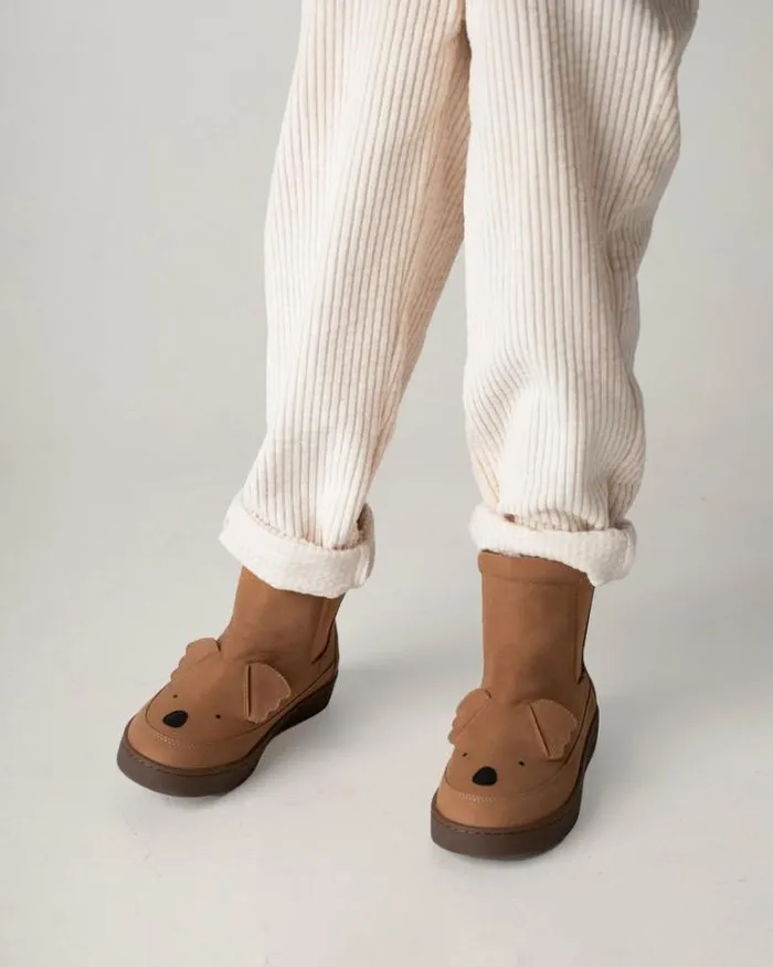 Donsje Amsterdam Boots Boys Thuru Classic Boots Truffle Leather