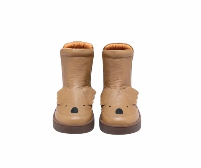 Donsje Amsterdam Boots Boys Thuru Classic Boots Truffle Leather