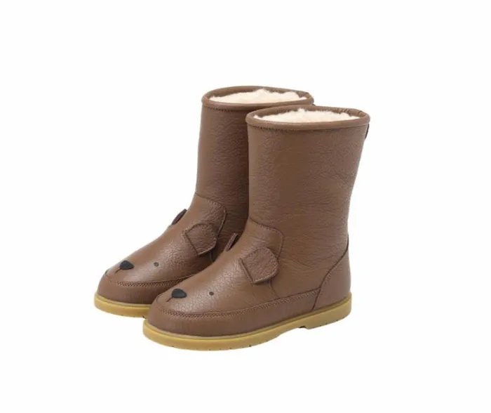 Donsje Amsterdam Boots Boys Wadudu Classic Boots Cognac Leather