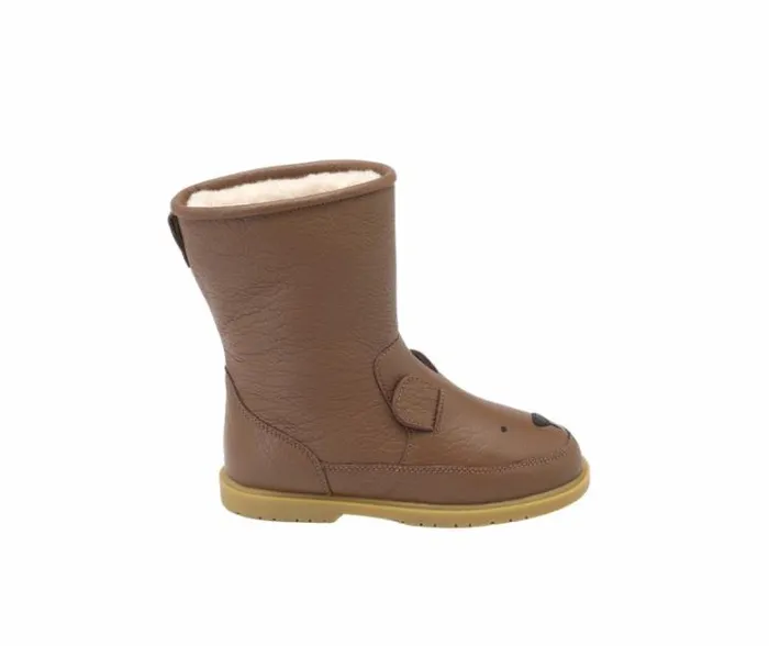 Donsje Amsterdam Boots Boys Wadudu Classic Boots Cognac Leather