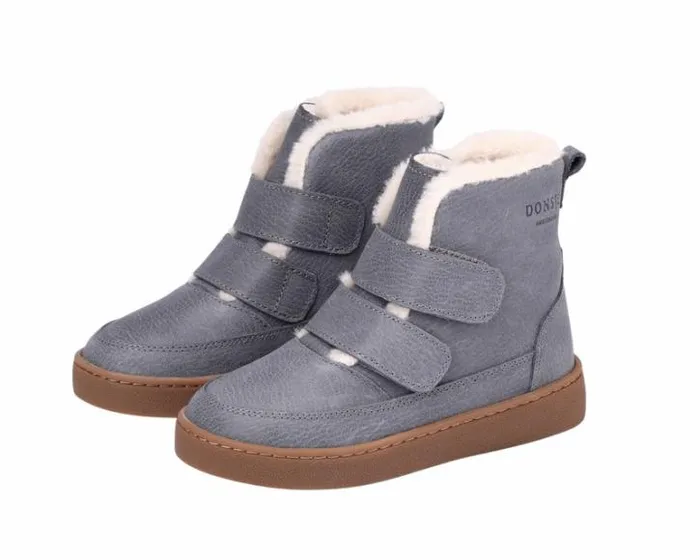Donsje Amsterdam Boots Girls Clenn Boots Petrol Leather