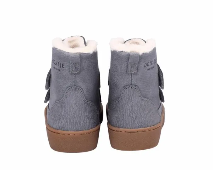 Donsje Amsterdam Boots Girls Clenn Boots Petrol Leather