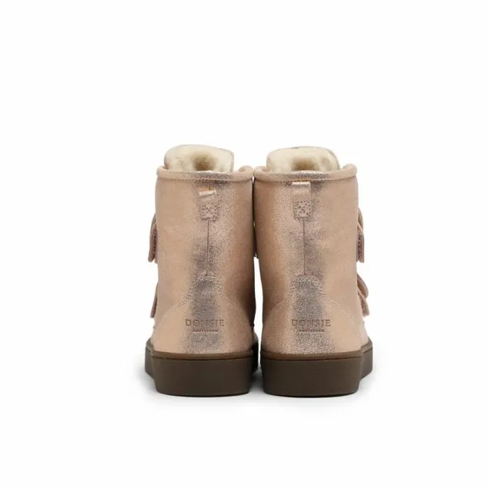 Donsje Amsterdam Boots Girls Isa Exclusive Boots Powder Metallic Leather