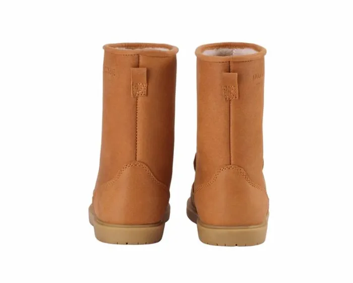 Donsje Amsterdam Boots Girls Wadudu Classic Boots Caramel Leather