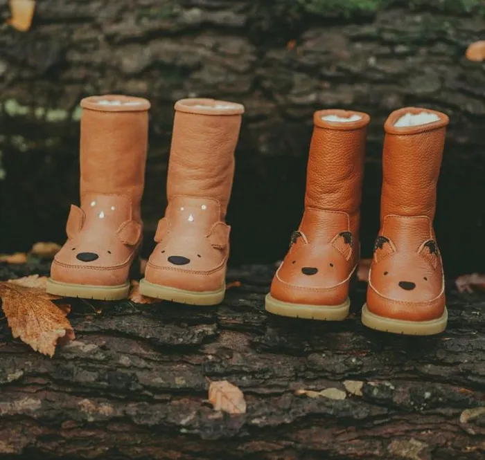 Donsje Amsterdam Boots Girls Wadudu Classic Boots Maple Leather