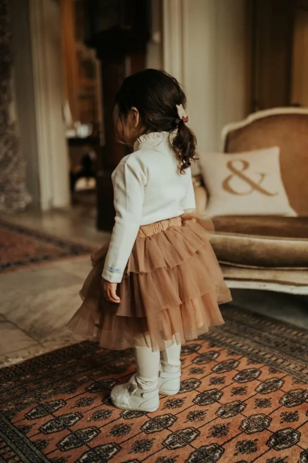 Donsje Amsterdam Dresses and Skirts Baby Qowlo Skirt Clay
