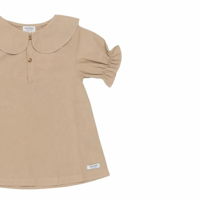 Donsje Amsterdam Dresses and Skirts Baby Vini Dress Latte