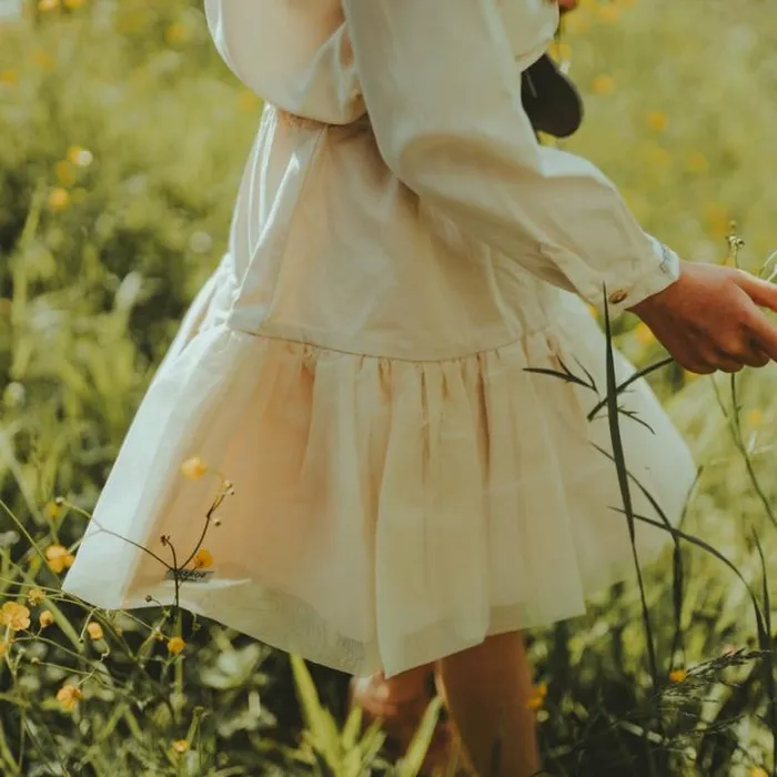 Donsje Amsterdam Dresses and Skirts Girls Alex Skirt Ecru