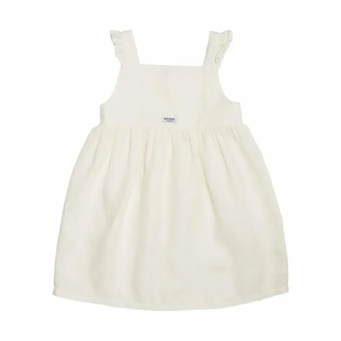 Donsje Amsterdam Dresses and Skirts Girls Floor Linen Dress Soft Lily