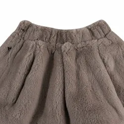 Donsje Amsterdam Dresses and Skirts Girls Isabelle Skirt Dark Taupe Teddy