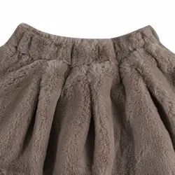 Donsje Amsterdam Dresses and Skirts Girls Isabelle Skirt Dark Taupe Teddy