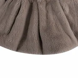 Donsje Amsterdam Dresses and Skirts Girls Isabelle Skirt Dark Taupe Teddy