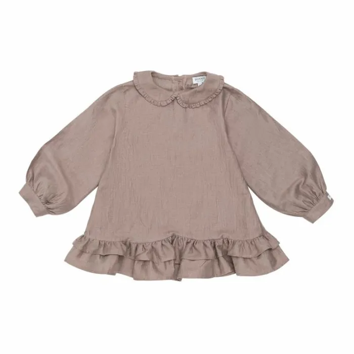 Donsje Amsterdam Dresses and Skirts Girls Luus Dress Grey Violet