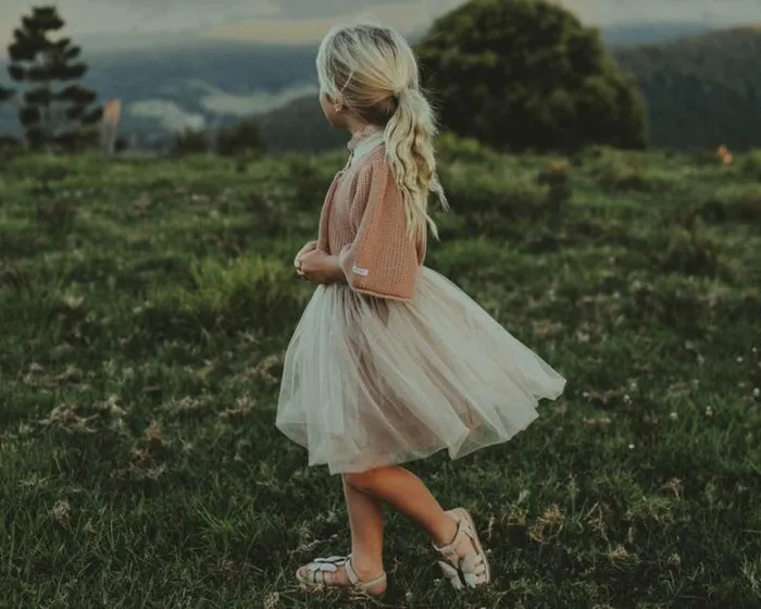 Donsje Amsterdam Dresses and Skirts Girls Pien Skirt Powder Metallic
