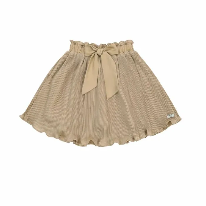 Donsje Amsterdam Dresses and Skirts Girls Plose Skirt Sand