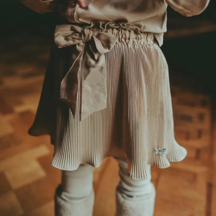 Donsje Amsterdam Dresses and Skirts Girls Plose Skirt Sand